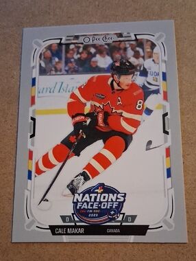 Cale Makar Team Canada Cards